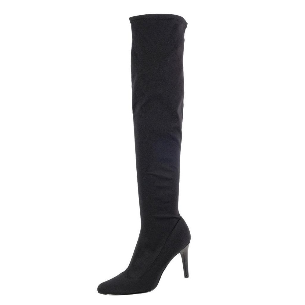Nine West | Over-the-Knee Stretch Sock Boots in Black, size 9